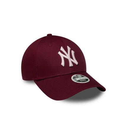 Gorra MLB Mujer - Logo metalizado, visera curva - New Era 9FORTY - Granate