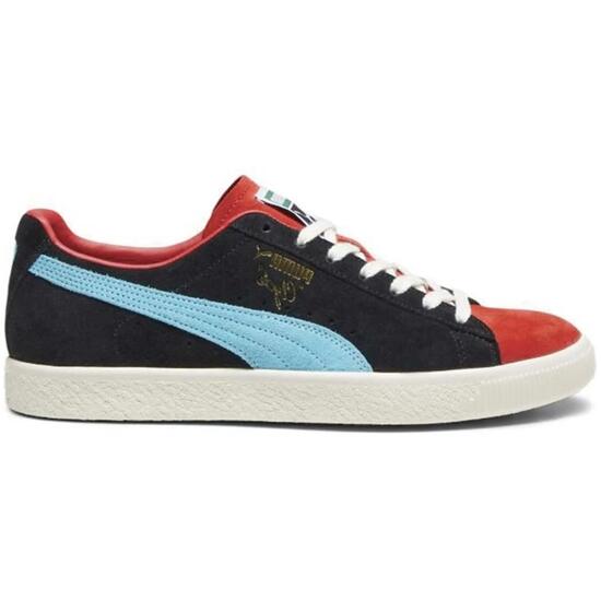 Zapatillas Puma modelo Clyde OG "Black Red Blue" para hombre