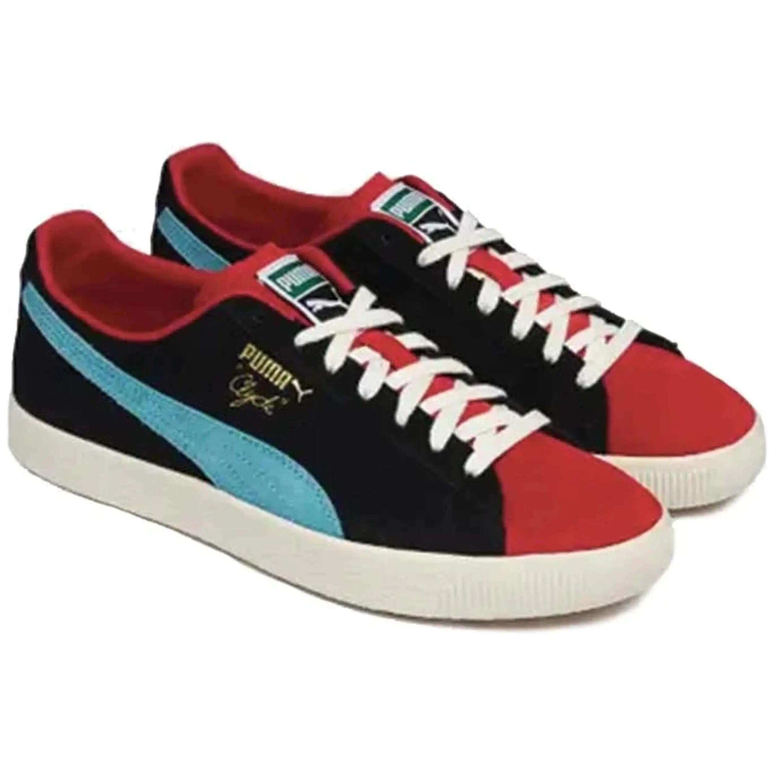 Zapatillas Puma modelo Clyde OG "Black Red Blue" para hombre 2/2