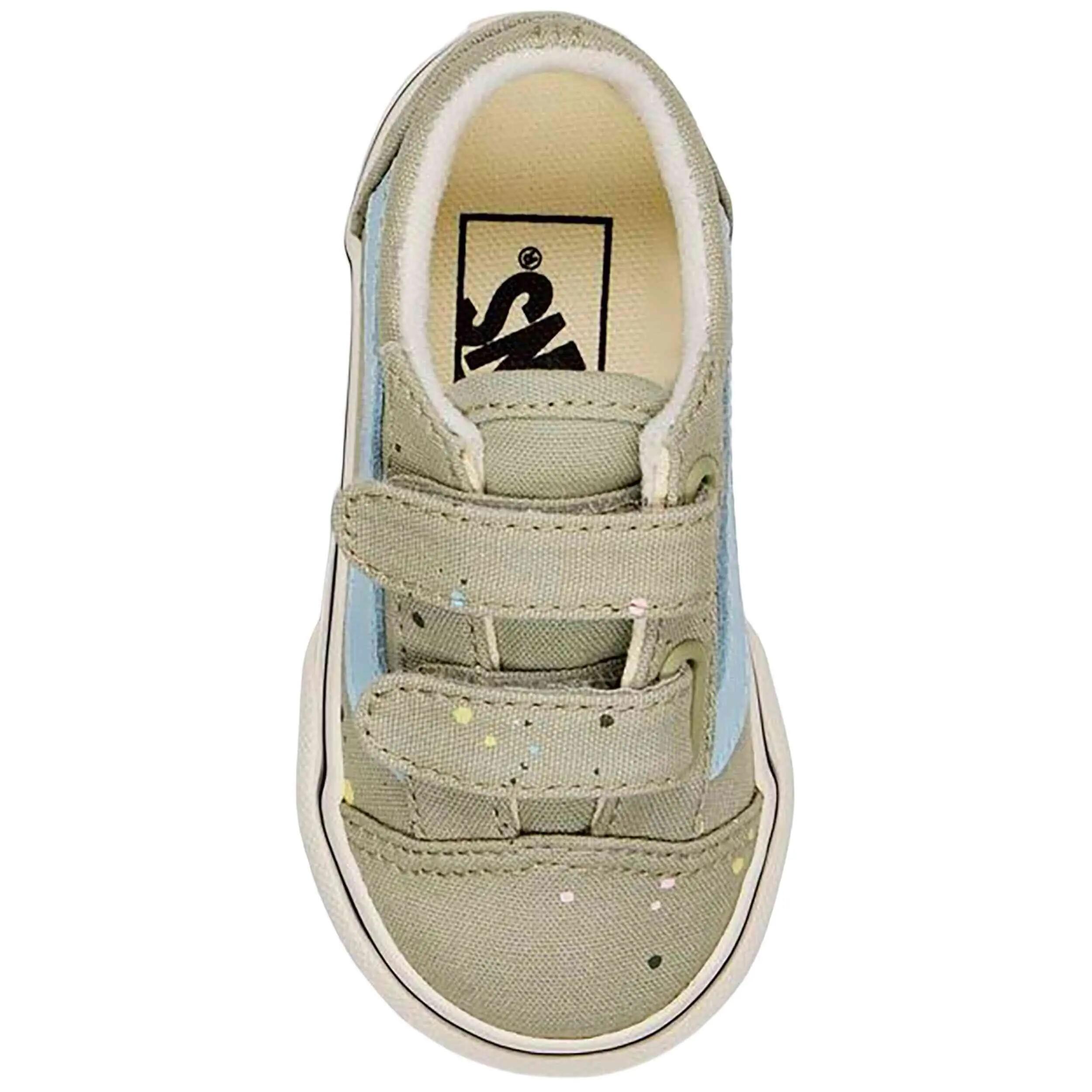 Zapatillas Vans modelo Toddler Old Skool V "Paint Splatter Sof para niños unisex 2/2