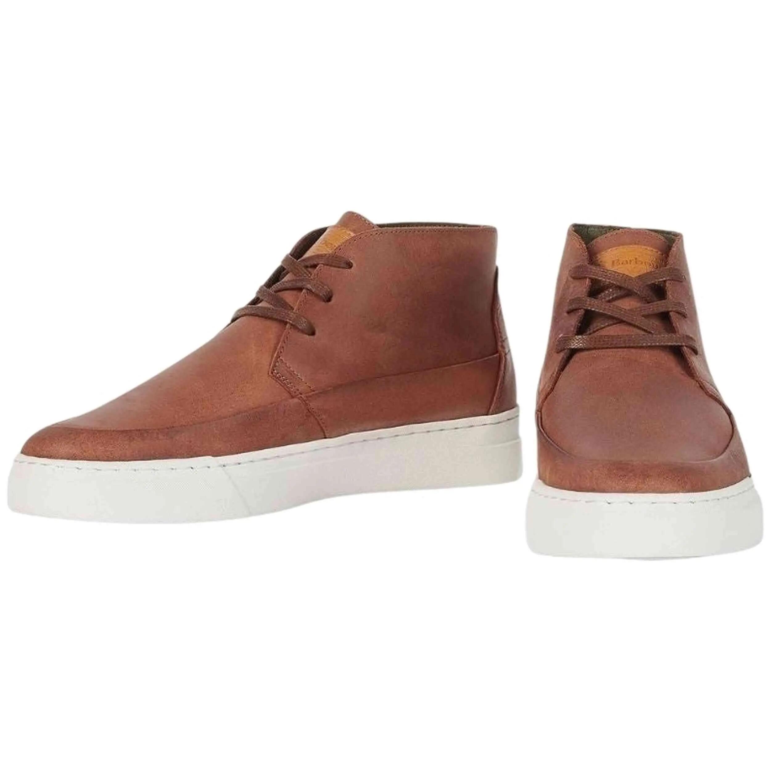 Baskets Barbour modèle Barbour Mason Chukka Boots Cognac pour homme 2/4