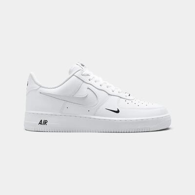 Nike air force 1 '07 lv8 white black reflect silver