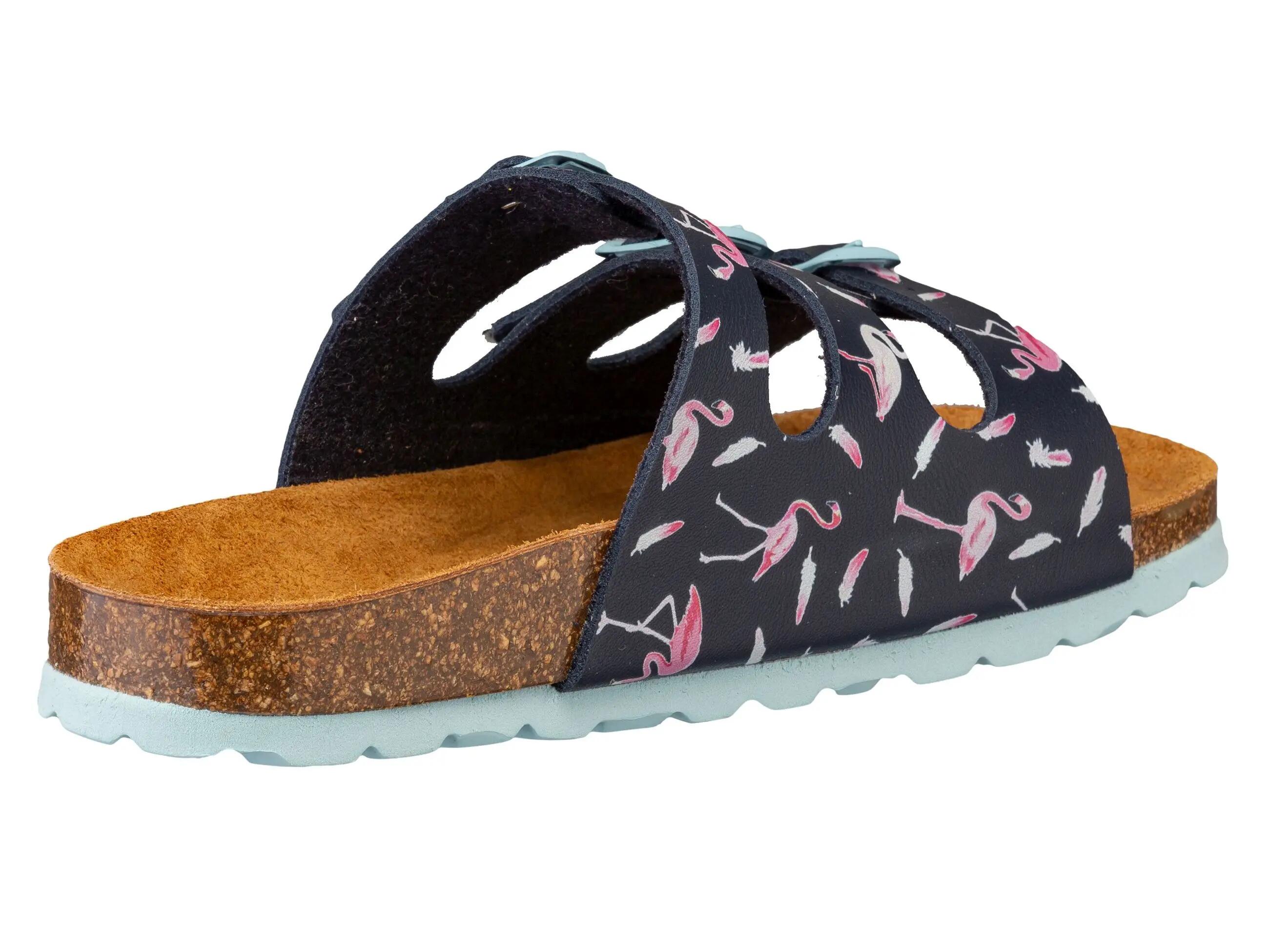 Sandalen - Meisjes - Flaminco - Kurkvoetbed - Donkerblauw 4/6