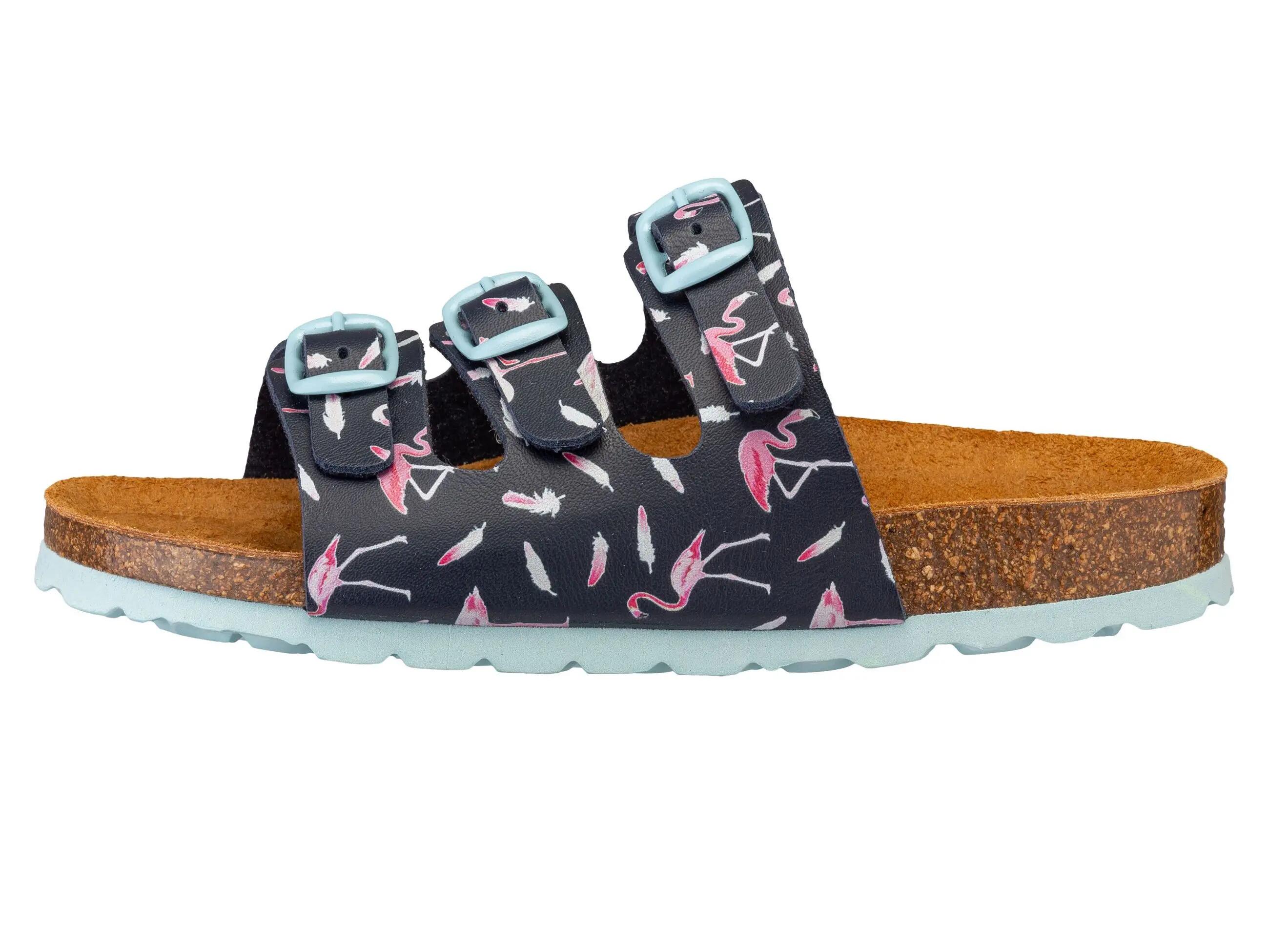 Sandalen - Meisjes - Flaminco - Kurkvoetbed - Donkerblauw 2/6