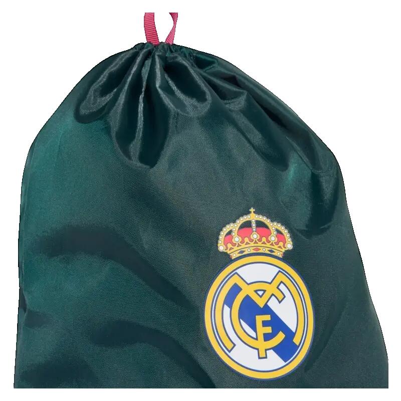 Mochila saco - Fútbol - Unisex - Gymsack Adidas Real Madrid - Verde 3/4