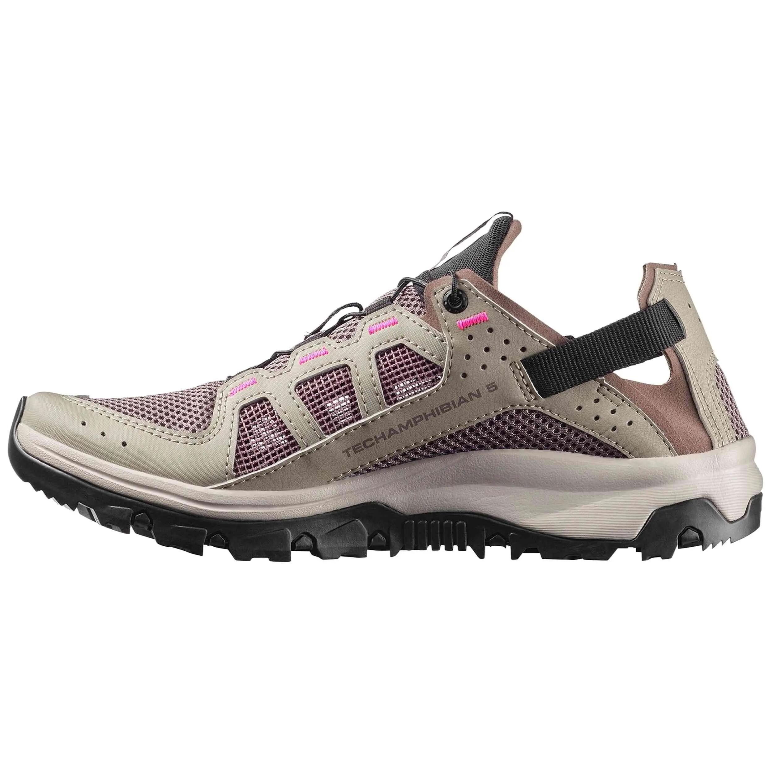 Scarpe Salomon modello Techamphibian 5 "Walnut / Tapioca / Clearly Aqu per donne 2/5