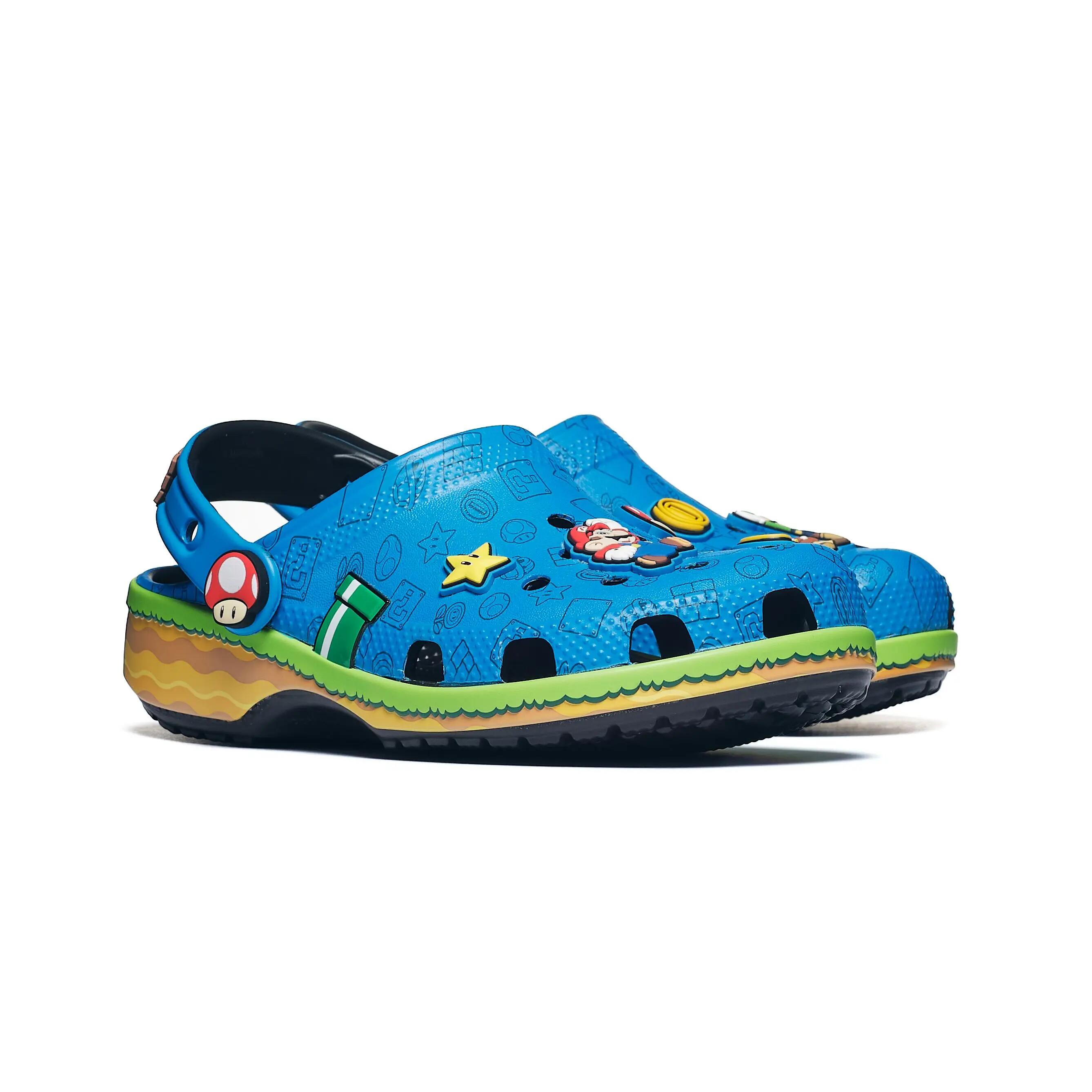 Dziecięce chodaki Crocs CLASSIC SUPER MARIO CORE CLOG K 212139 1/6