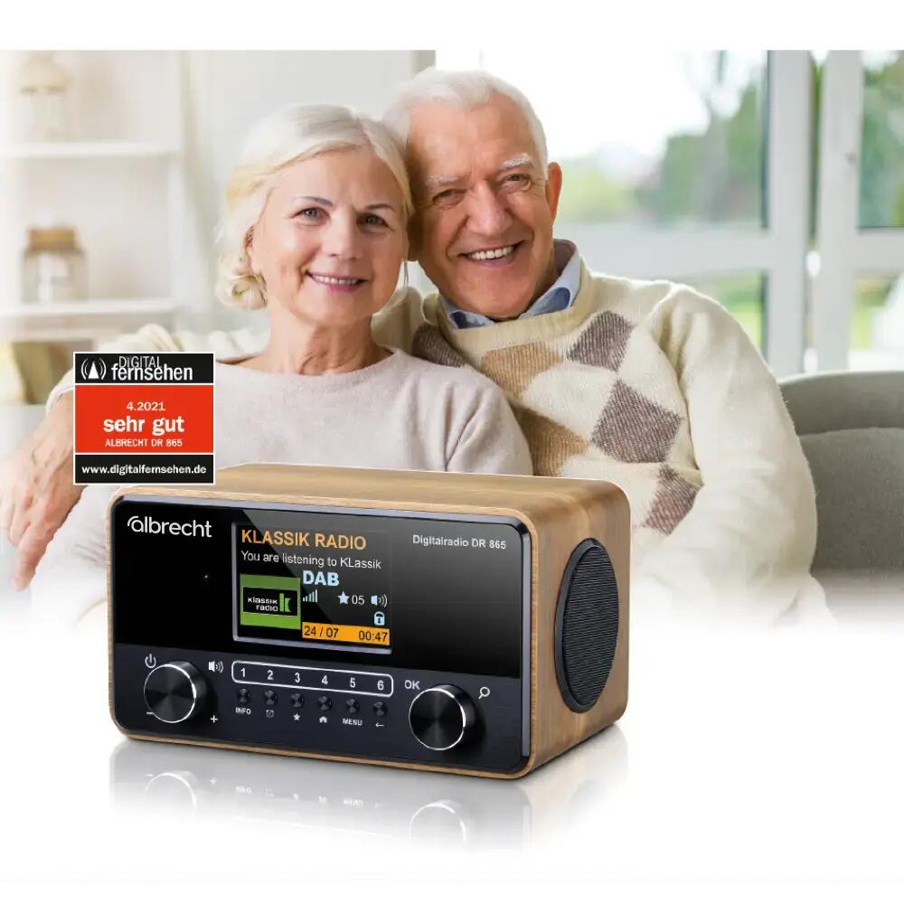 Radio DAB+ FM senior grosses touches écran couleur 4" Bluetooth Albrecht DR 865 9/9