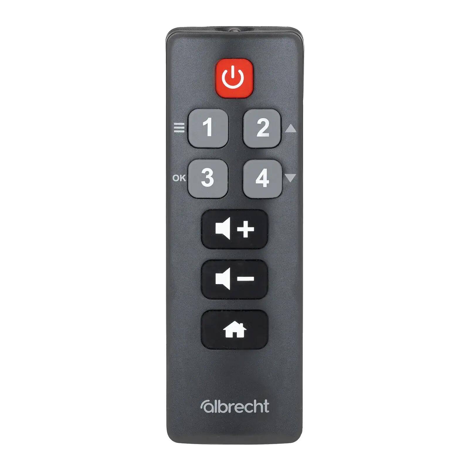 Radio DAB+ FM senior grosses touches écran couleur 4" Bluetooth Albrecht DR 865 6/9