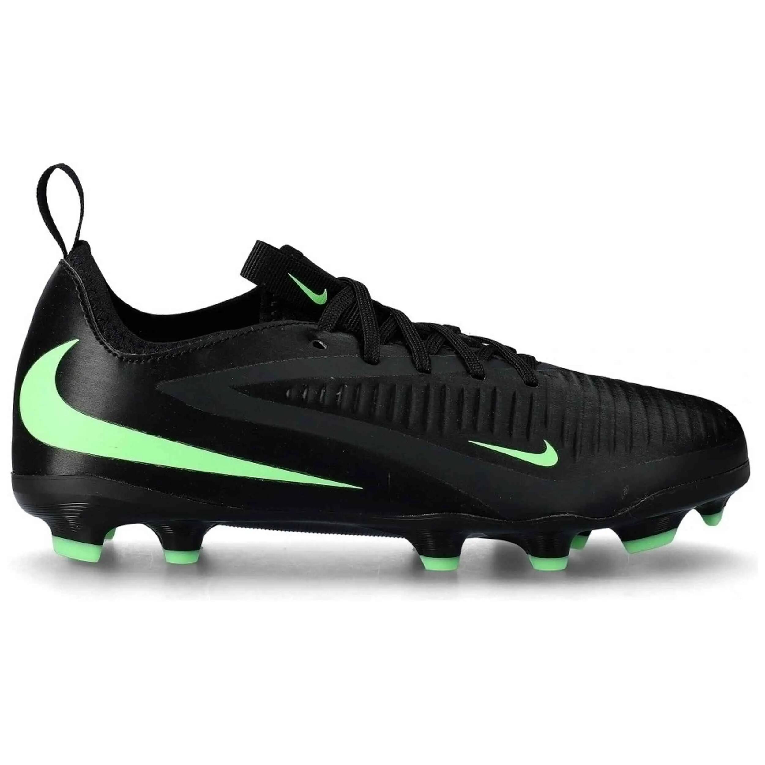 Botas de futbol Nike modelo Jr. Phantom 6 Low Academy "Black/Green" para unisex 2/5