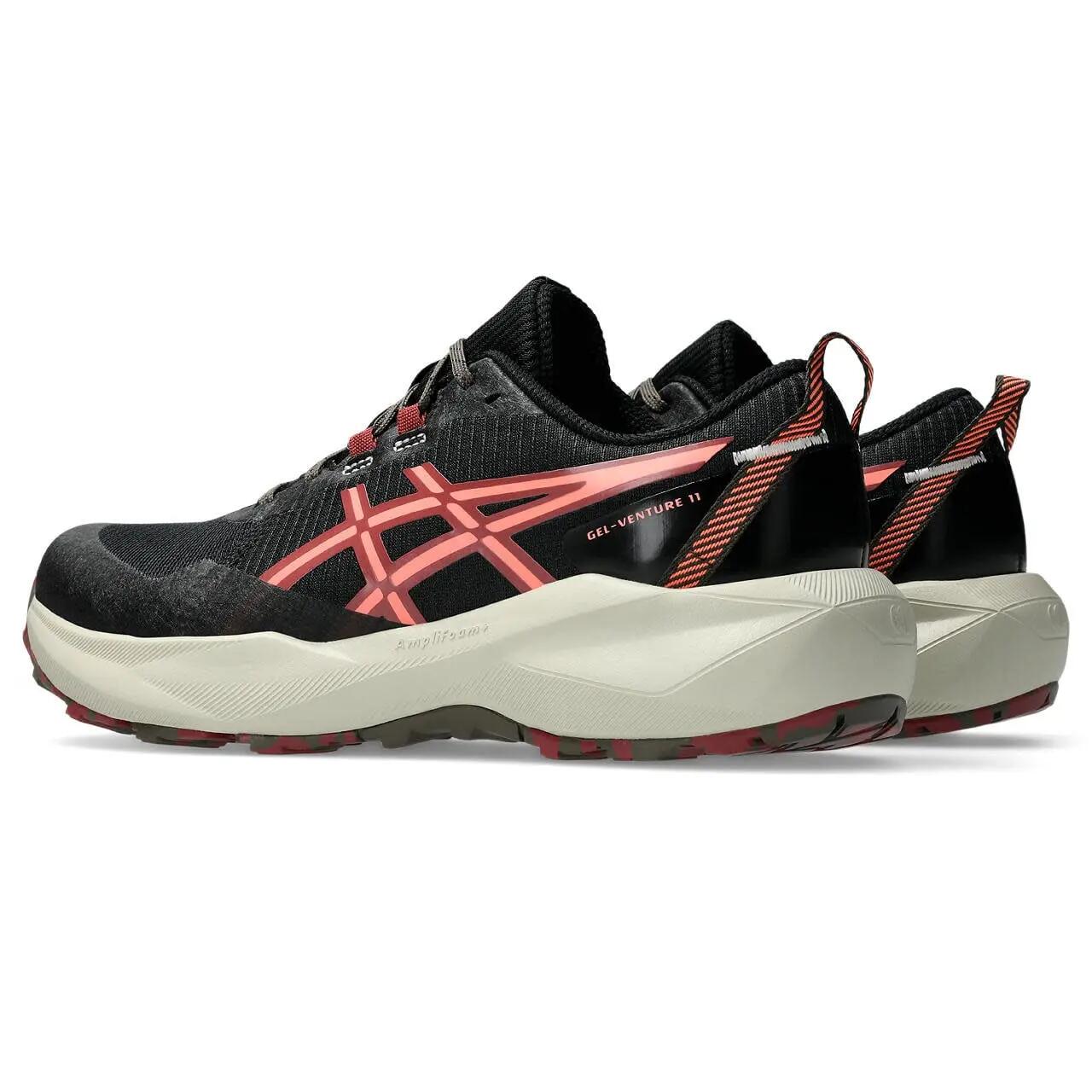 Wanderstiefel Damen - ASICS Gel-Venture 11 - Black/Sun Coral 6/7