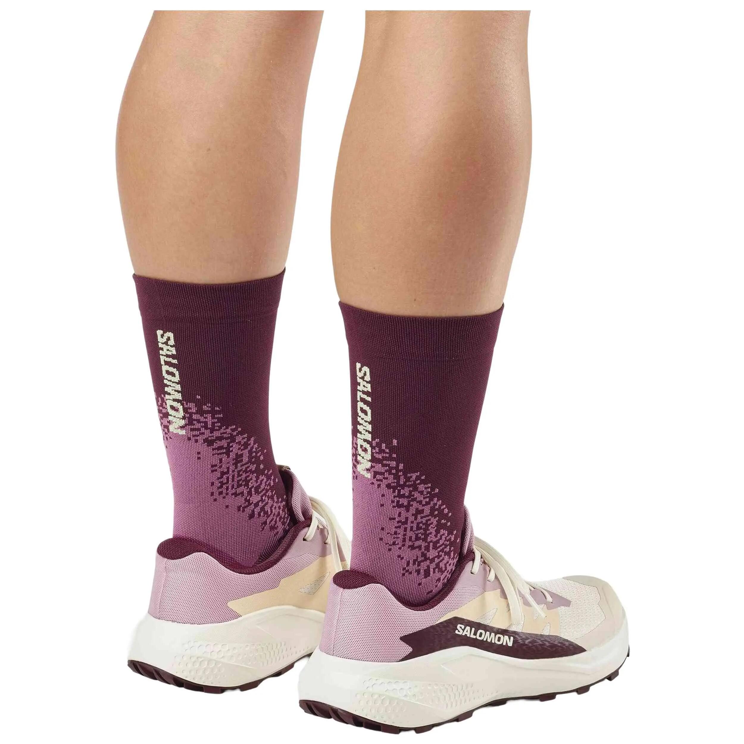 Chaussures de randonnee Salomon modèle Alphaglide "Tapioca / Dawn Pi pour femmes 2/5