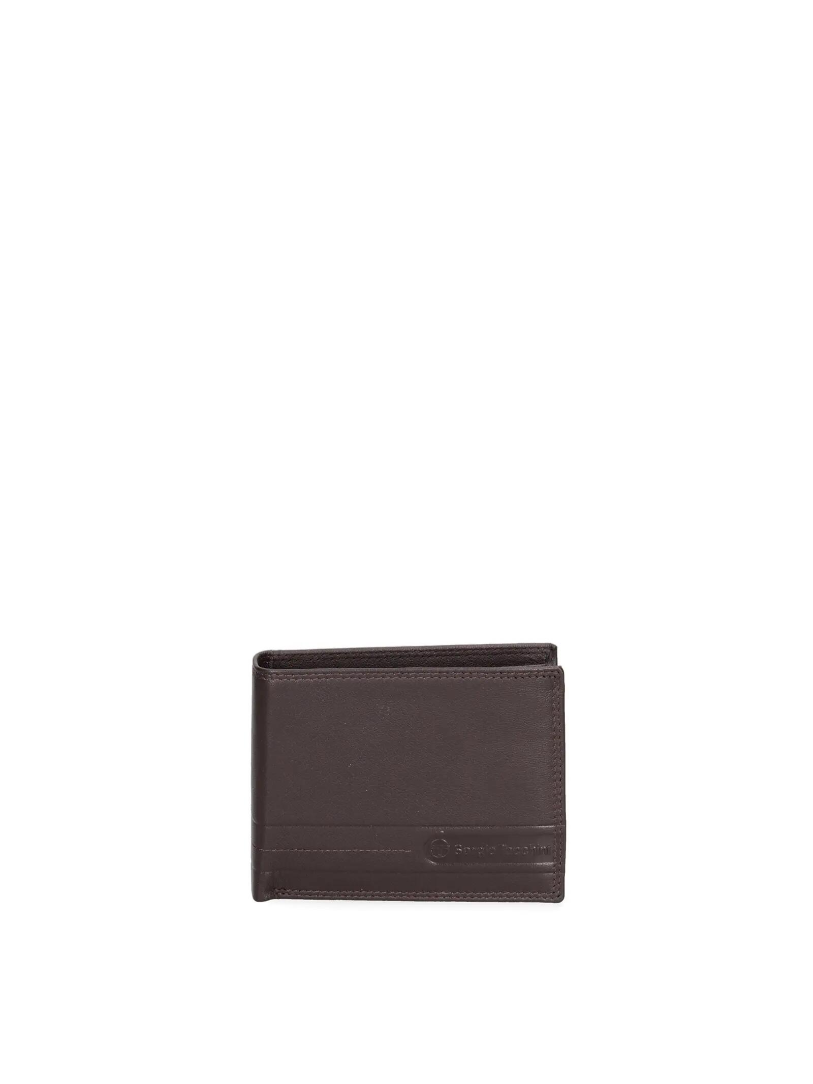 Portofel bărbat Sergio Tacchini piele naturală negru compact