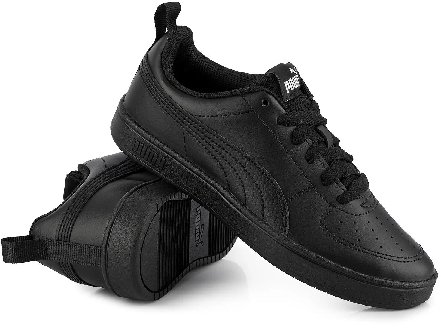 Damskie buty sportowe sneakersy niskie czarne PUMA Rickie Jr 9/12