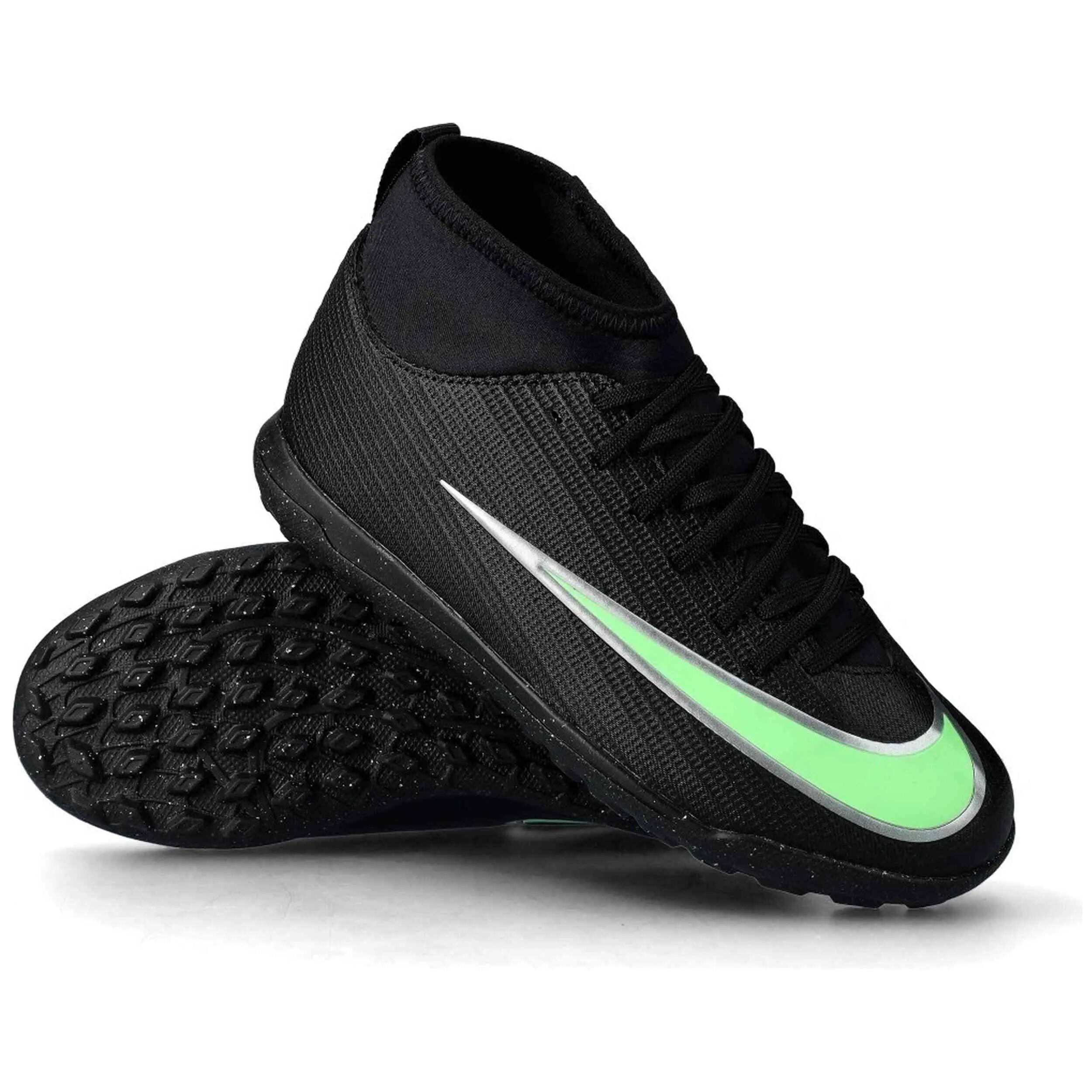 Chuteiras Nike modelo Jr. Mercurial Superfly 11 Club para crianças unissex 3/5