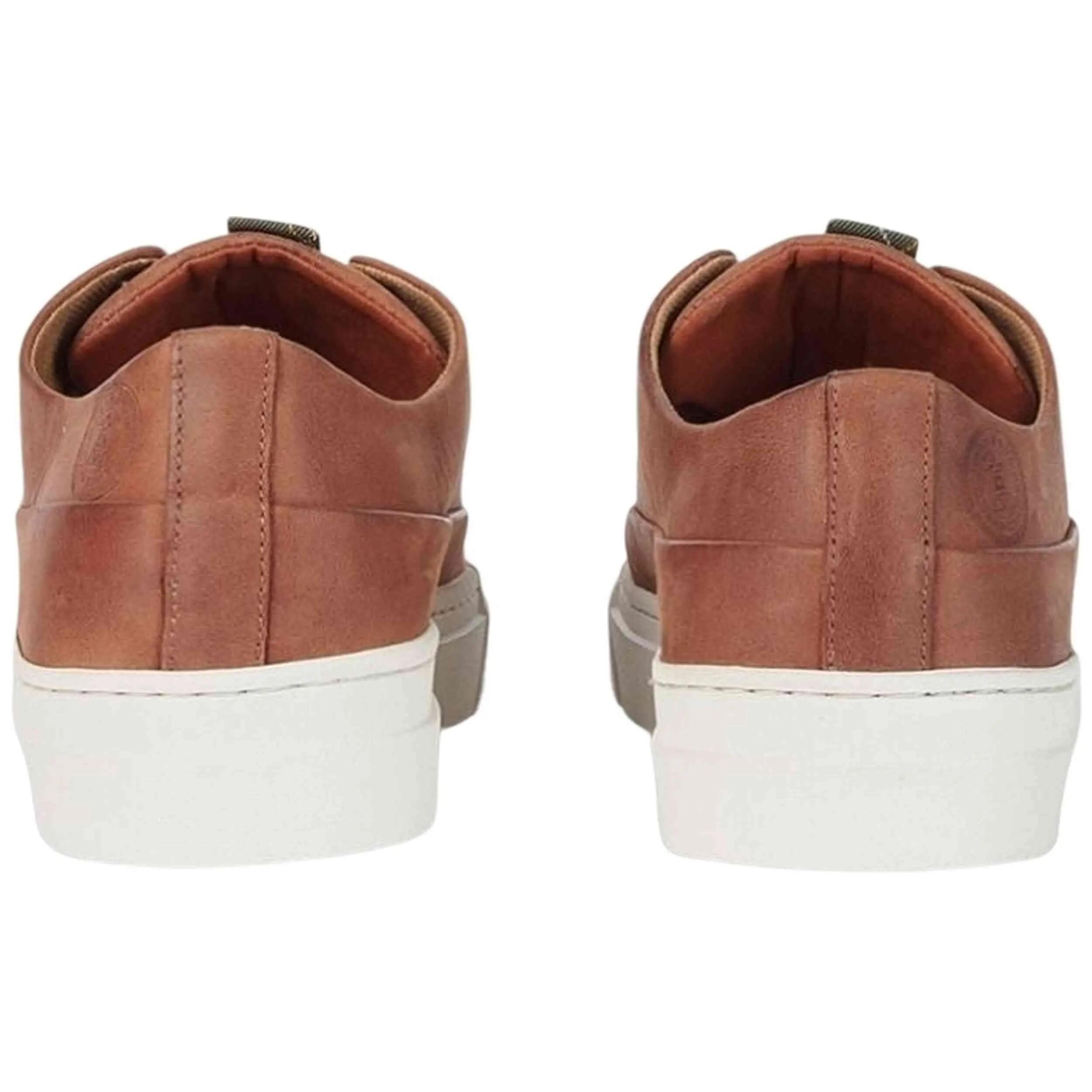 Baskets Barbour modèle Barbour Lago Trainers Cognac pour homme 3/4