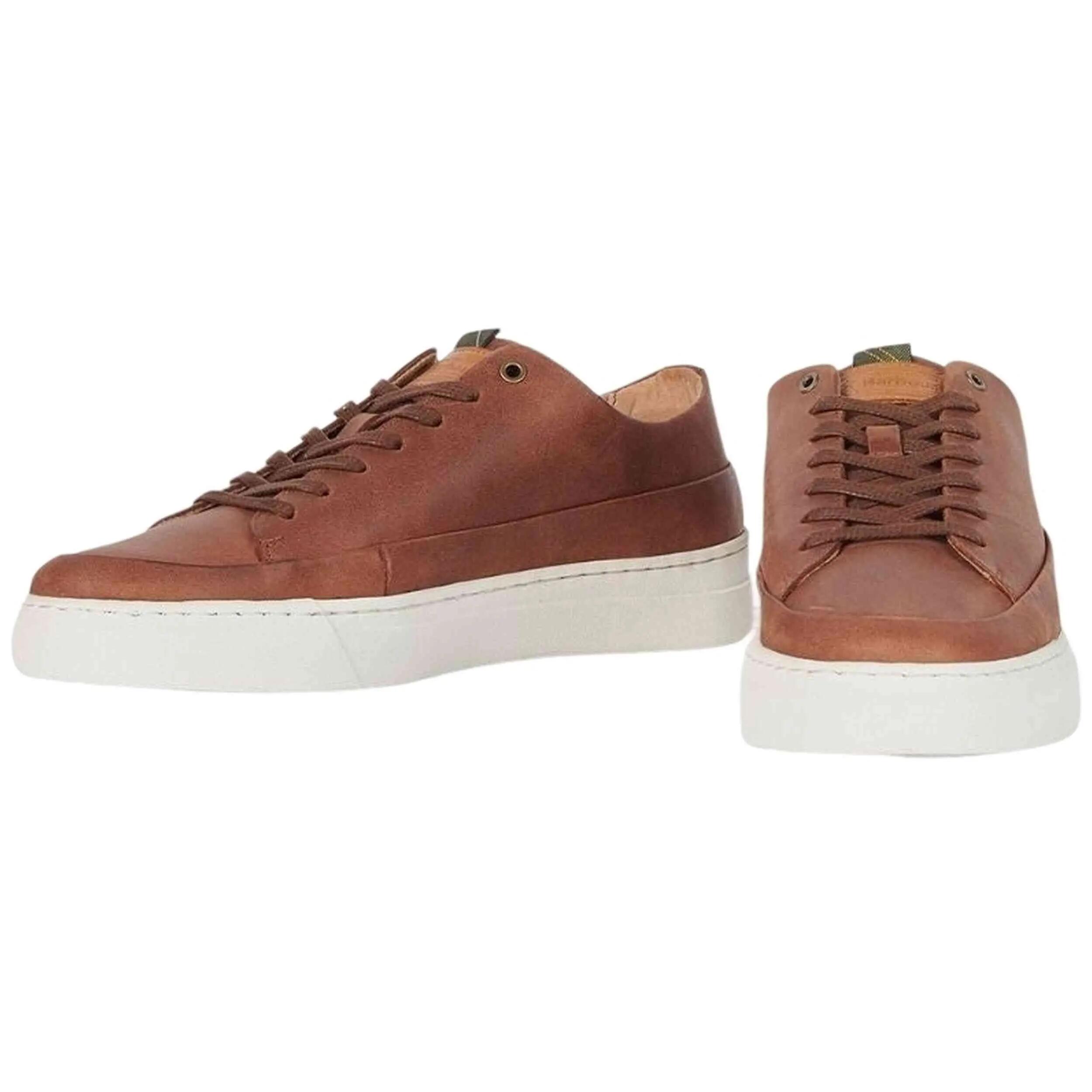 Baskets Barbour modèle Barbour Lago Trainers Cognac pour homme 2/4