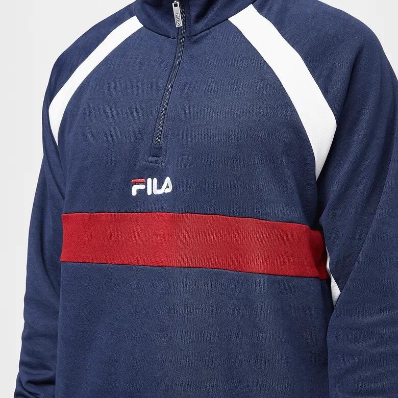 Męska bluza Fila Men Oligert Half Zip Top 687237-A082 3/4