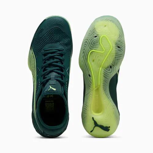 Sapatos de andebol PUMA Eliminate NITRO SQD 4 Verde 3/6