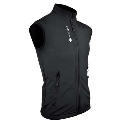 Veste softshell - Trail running - Unisexe - À capuche - Modèle 200 - Noire
