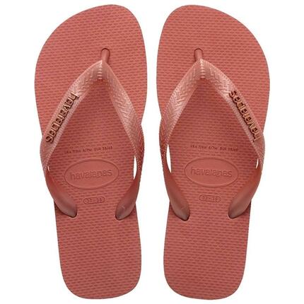 Sandales Havaianas modèle Top Logo Metallic pour femmes