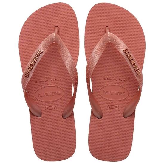Sandales Havaianas modèle Top Logo Metallic pour femmes