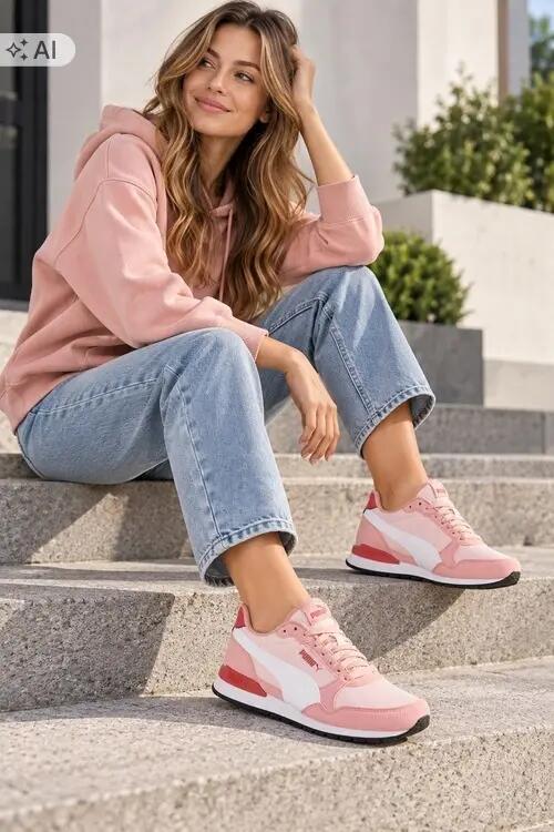 Damskie buty sportowe sneakersy niskie PUMA ST RUNNER V3 4/12