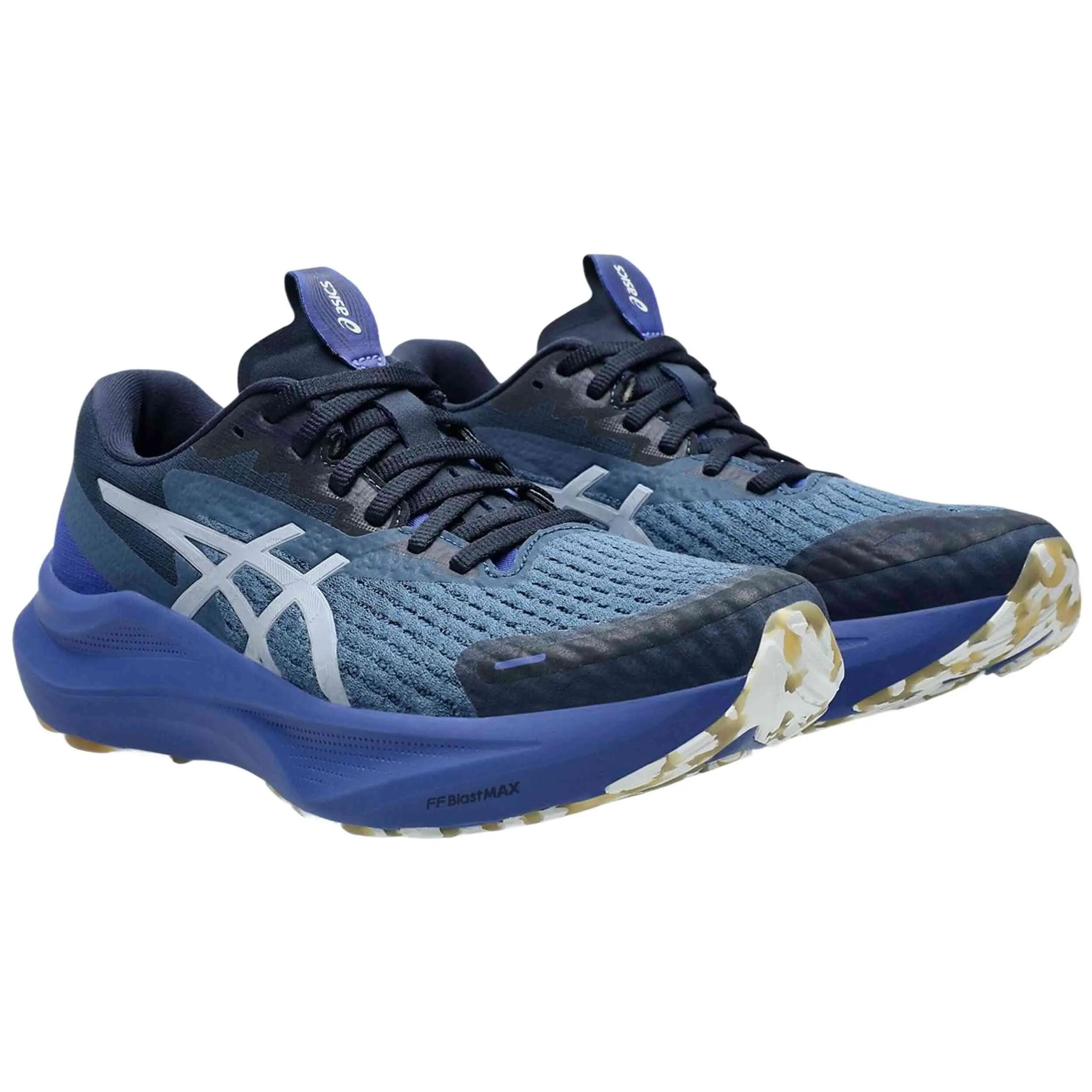 Hardloopschoenen Asics model Gel-Nimbus 25 "Blue/White" voor unisex 2/5