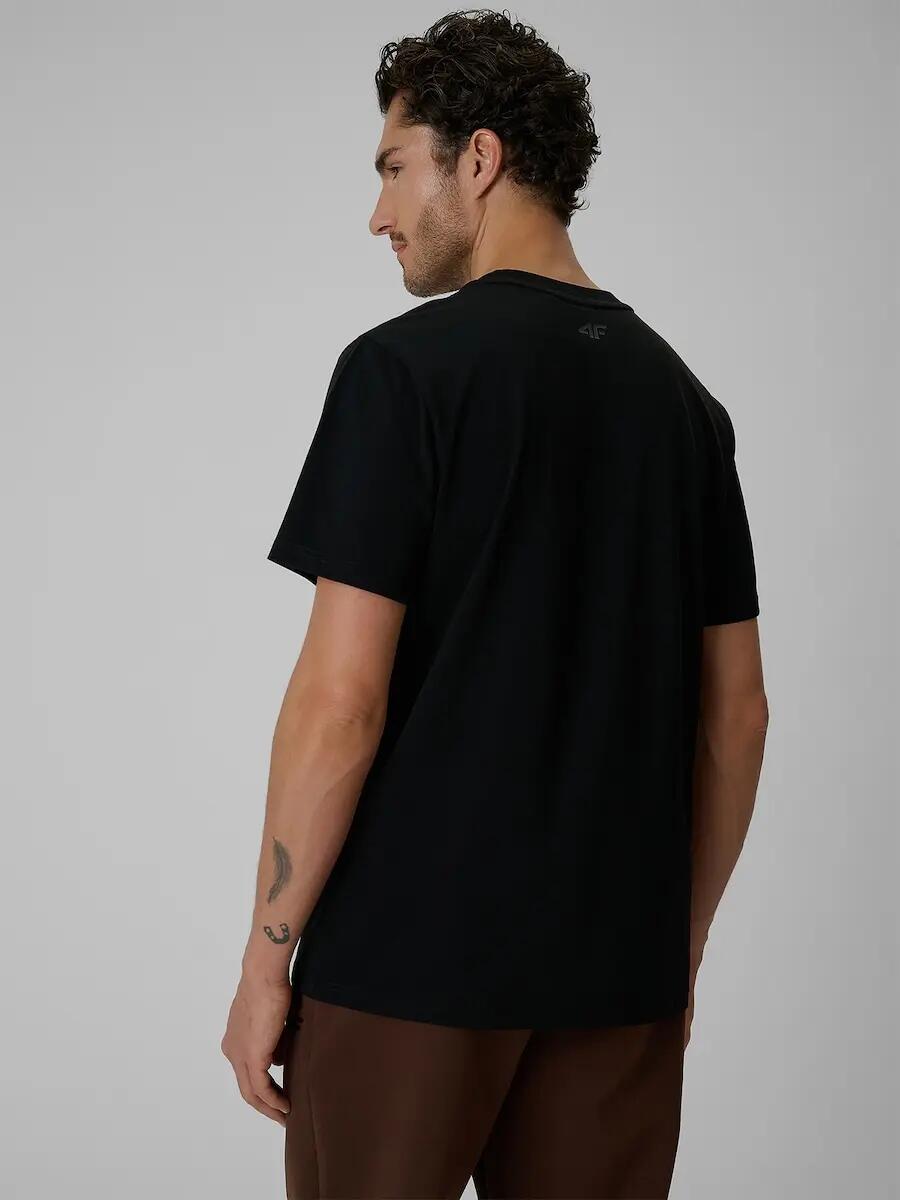 T-shirt regular z nadrukiem męski 4F 4FRSS26TTSHM4227 2/6