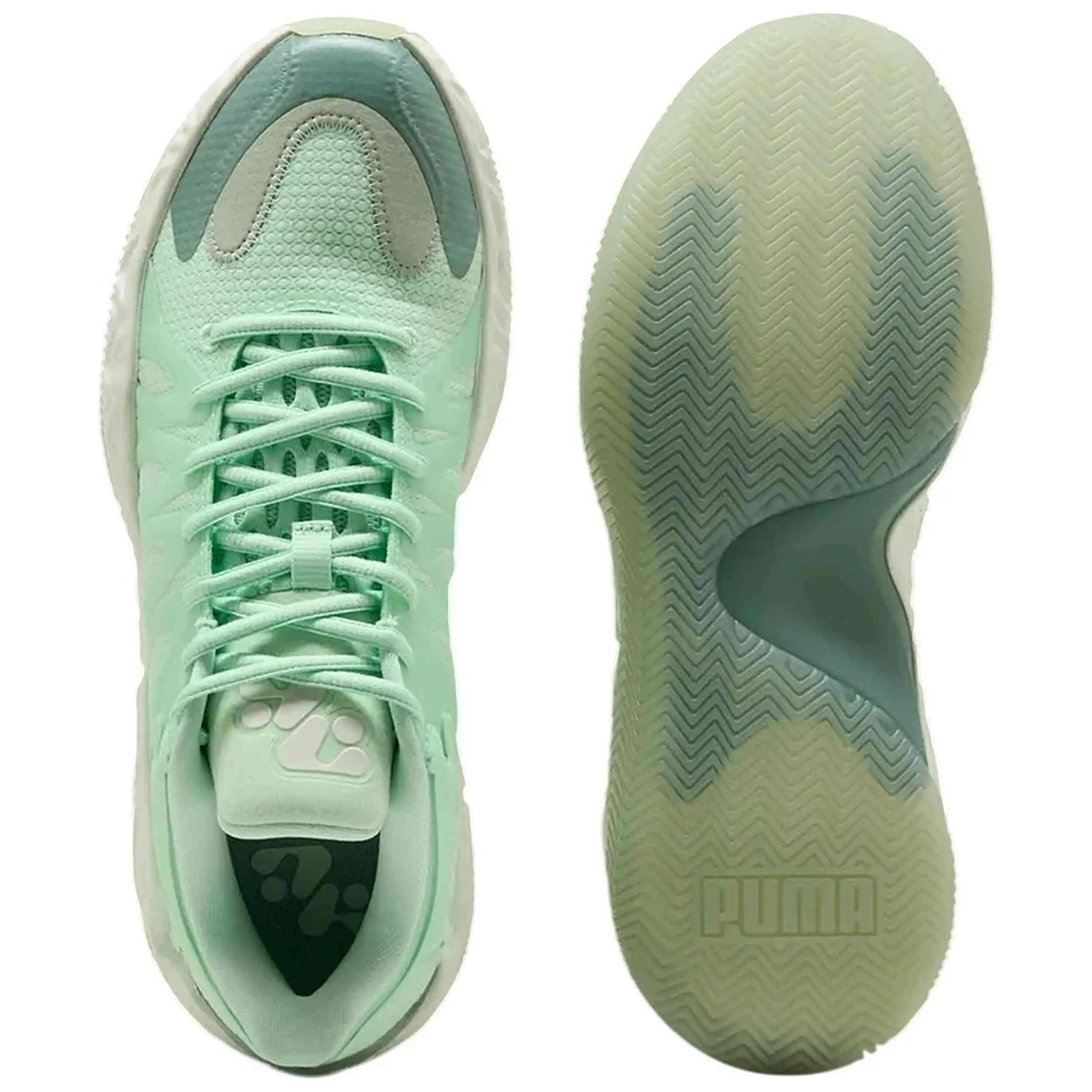 Tênis de basquete Puma modelo Hali 1 Low "Fresh Mint-Green" para homem 5/5