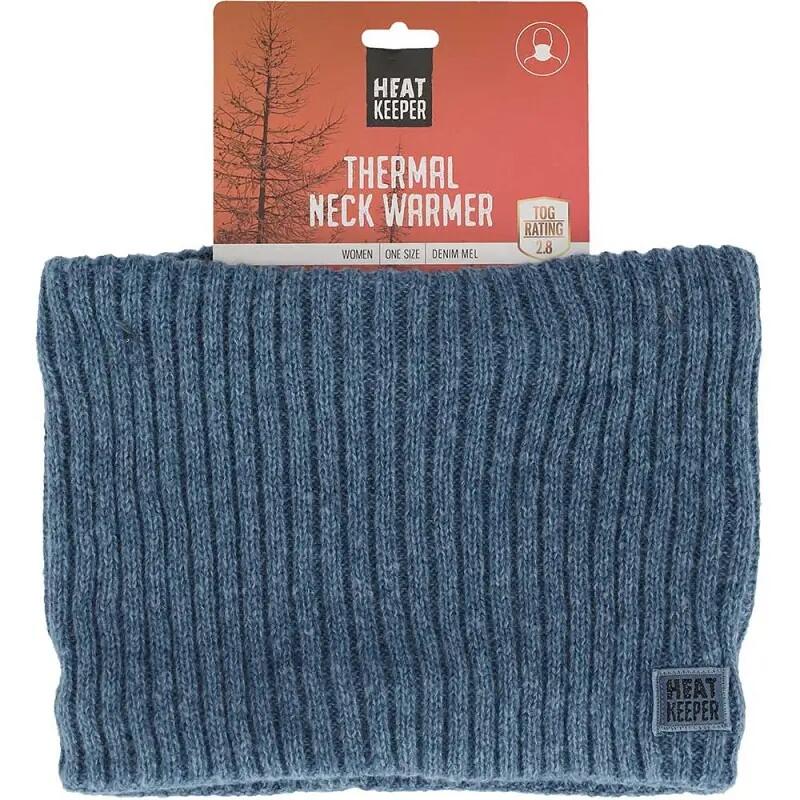 Thermo Nekwarmer Dames - Denim Melange 3/3