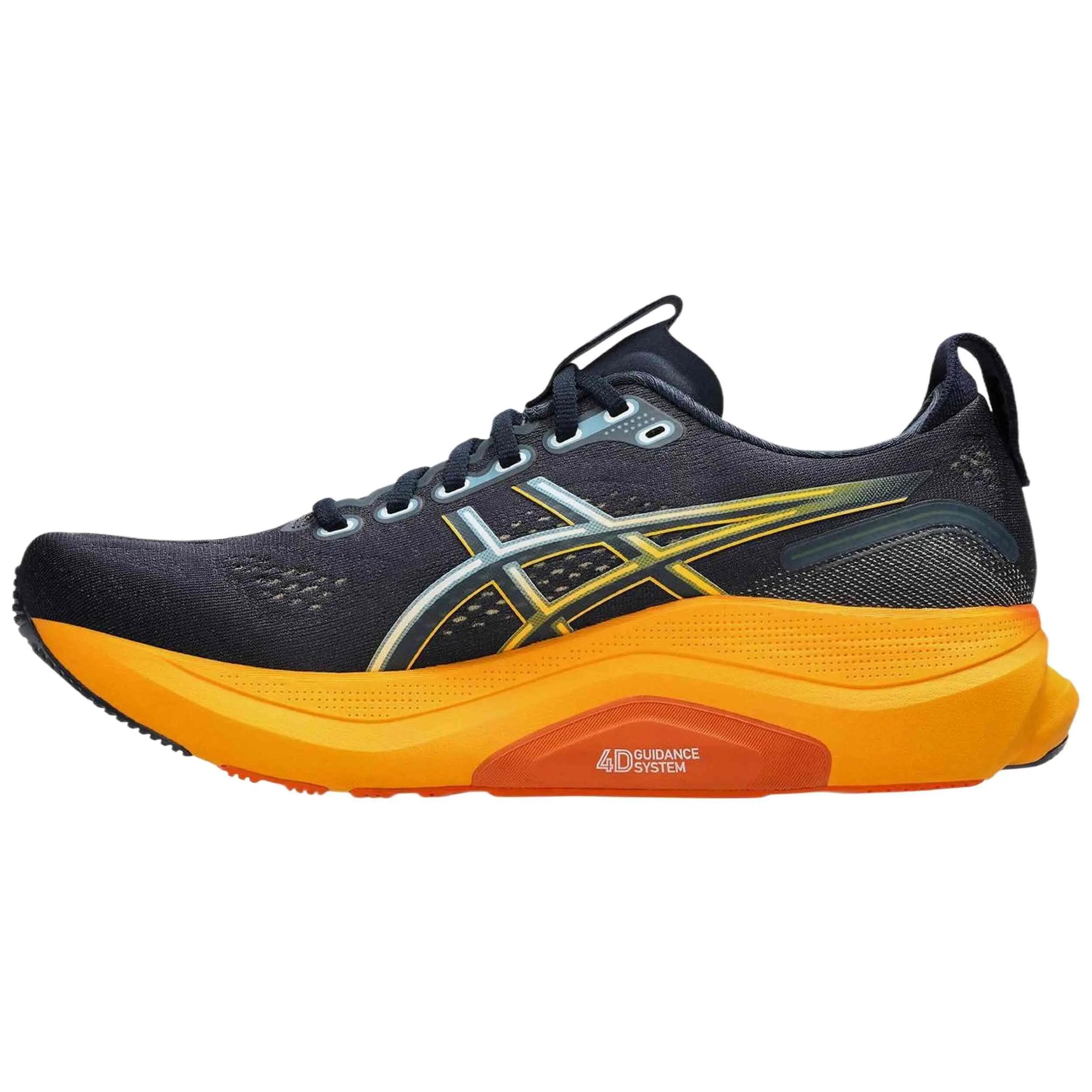 Laufschuhe Asics Modell Gel-Kayano 30 "Black/Orange" für männer 3/5