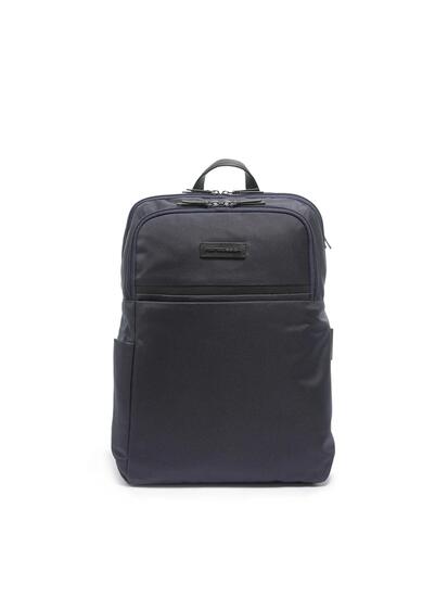 Sac à dos Momo Design homme noir simili cuir avec fermeture zip - Casual