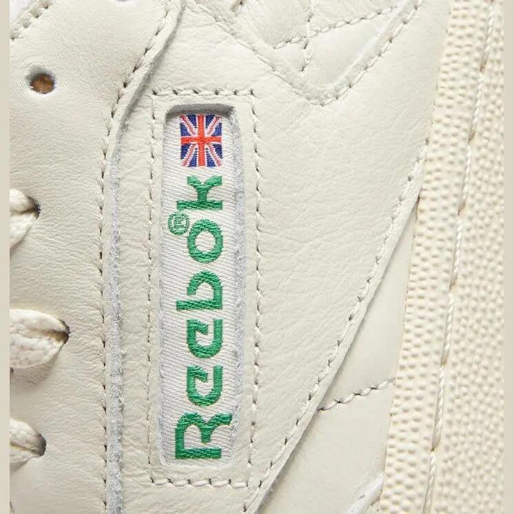 Reebok Club C 1985 TV Chalk/Paper White/Green Shoes 6/7