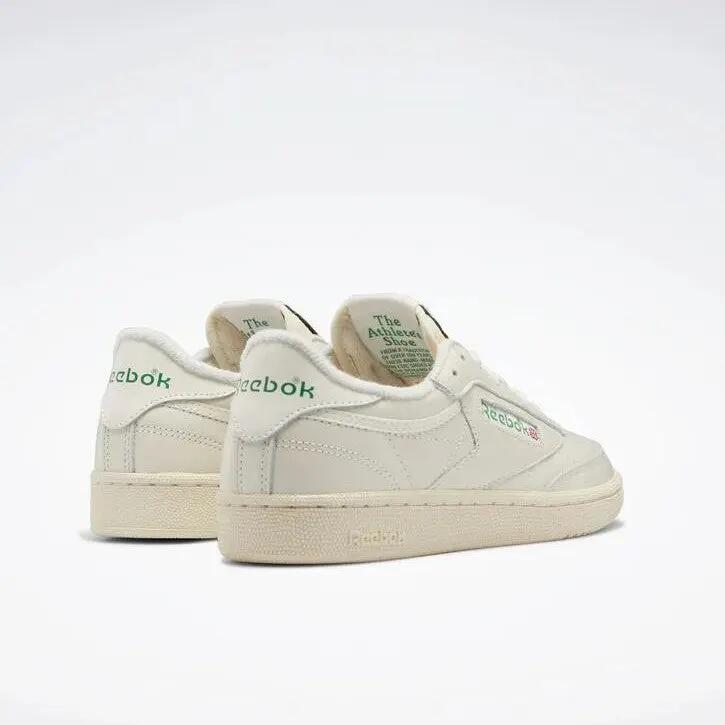 Reebok Club C 1985 TV Chalk/Paper White/Green Shoes 5/7