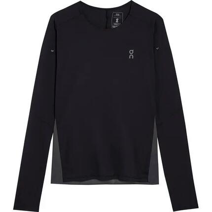T-shirt - Sport - Femme - Manches longues, col rond - Noir