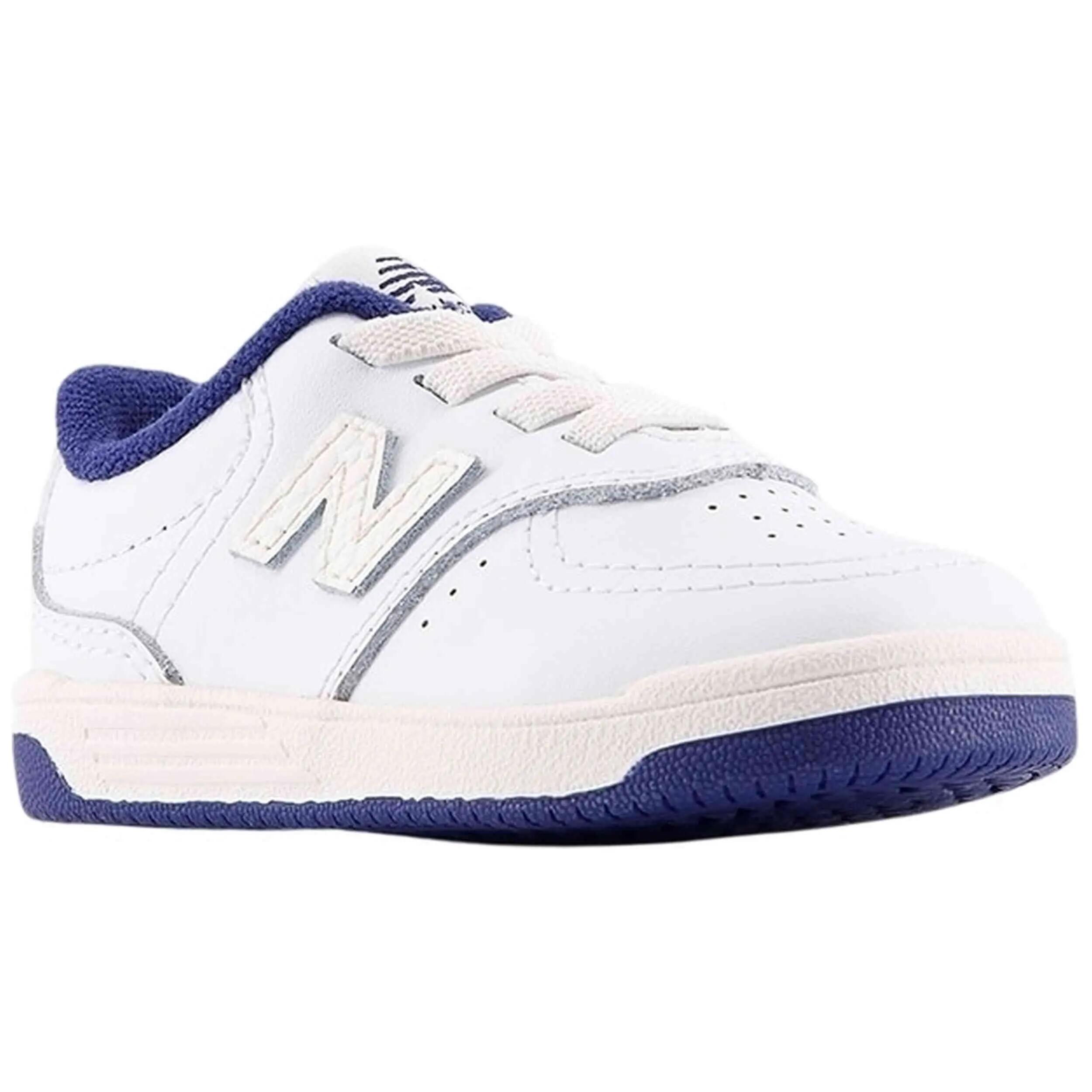 Zapatillas New Balance modelo B80 Bungee para niños unisex 3/4