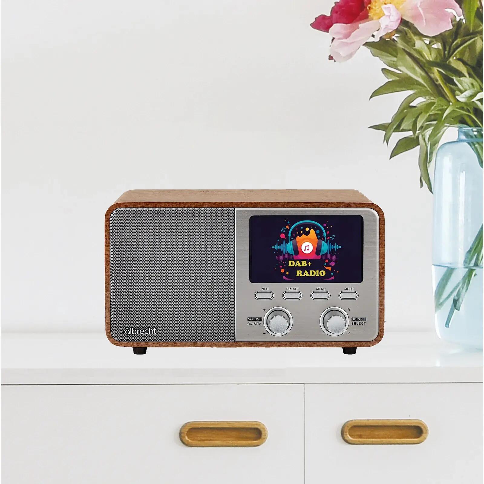 Radio numérique DAB+ FM Bluetooth écran couleur 4,3" réveil Albrecht DR 760 7/10
