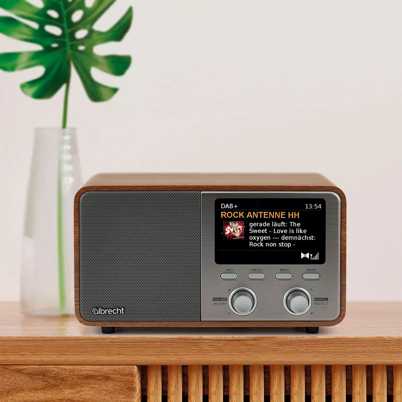 Radio numérique DAB+ FM Bluetooth écran couleur 4,3" réveil Albrecht DR 760 6/10