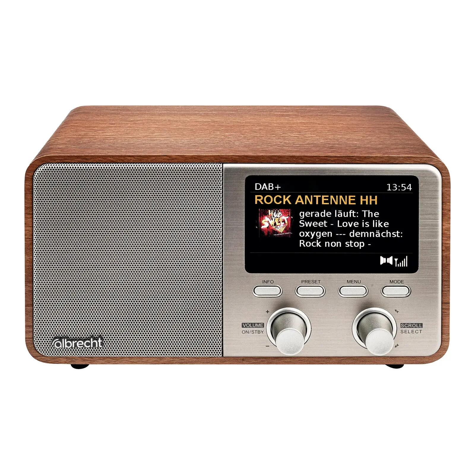 Radio numérique DAB+ FM Bluetooth écran couleur 4,3" réveil Albrecht DR 760 2/10