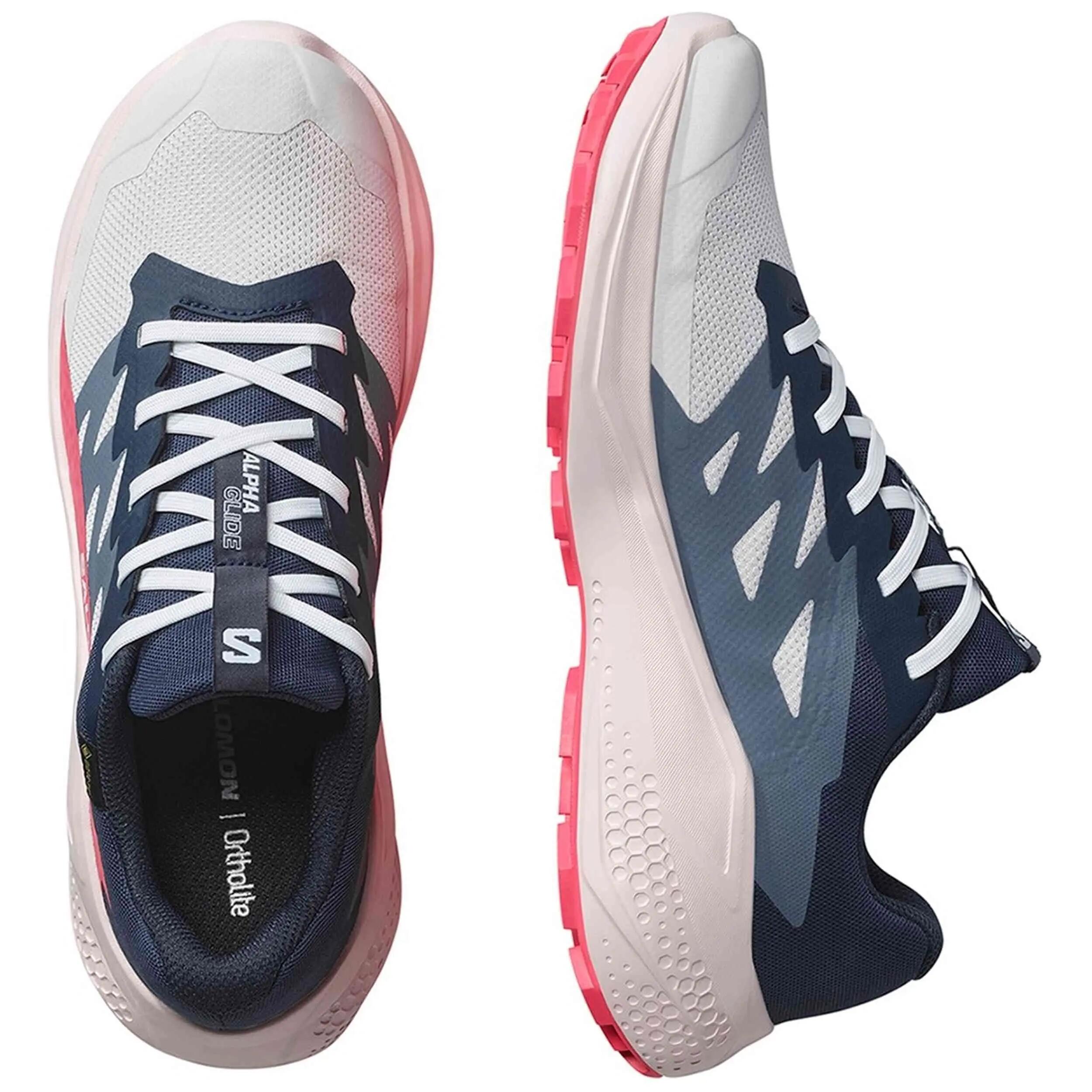 Wandelschoenen Salomon model Alphaglide Gore-Tex "Lunar Rock/Blue N voor vrouwen 3/5
