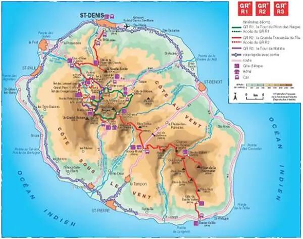 GRR1/GRR2/GRR3 TOURS ET TRAVERSEE DE L'ILE DE LA RÉUNION 974 3/3