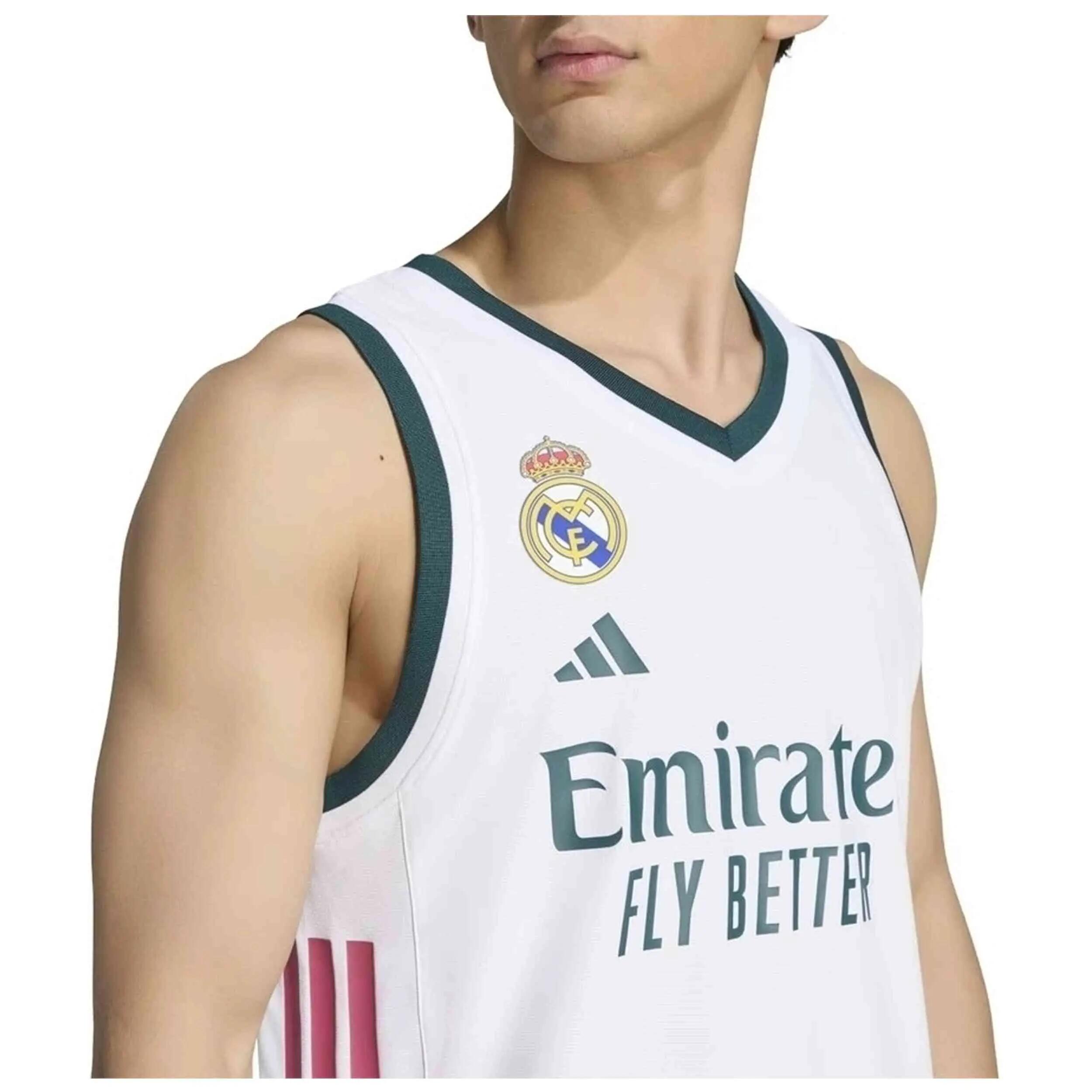 Maglia da basket Adidas modello Primera Equipación Real Madrid Basket per uomini 5/5