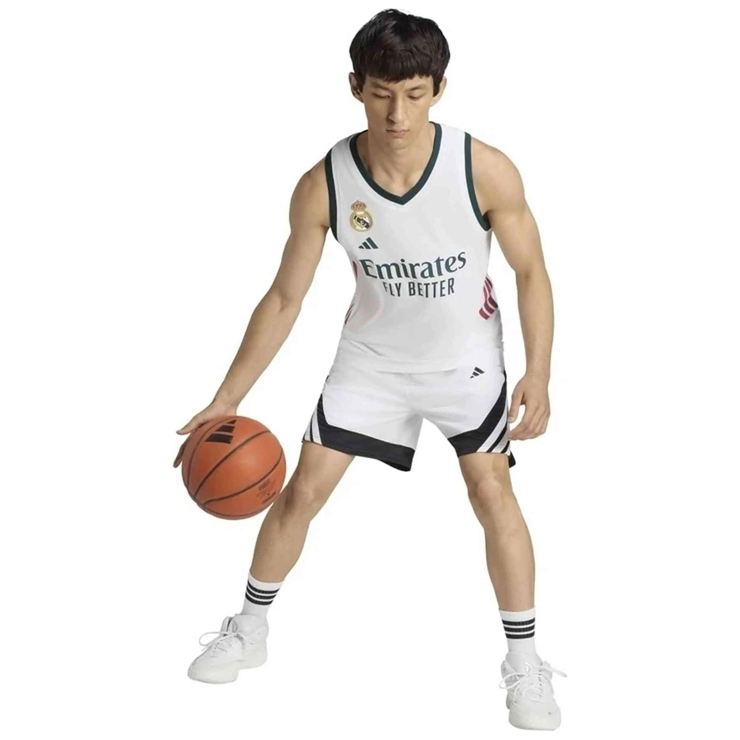 Maglia da basket Adidas modello Primera Equipación Real Madrid Basket per uomini 4/5