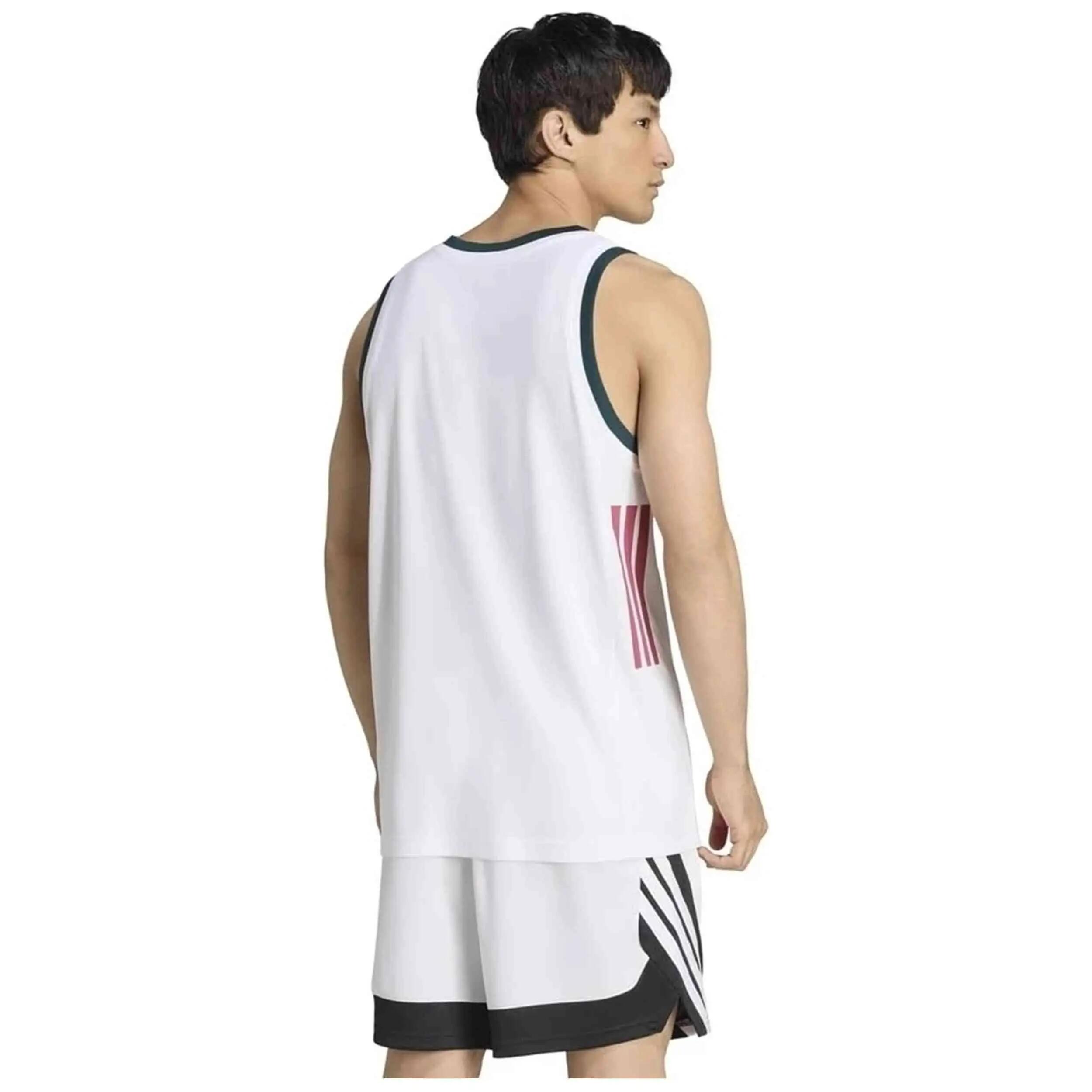 Maglia da basket Adidas modello Primera Equipación Real Madrid Basket per uomini 3/5