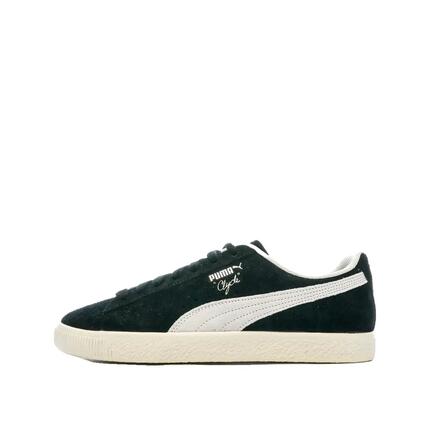 Chaussures Puma Clyde Hairy Suede Noir/Ivoire givré