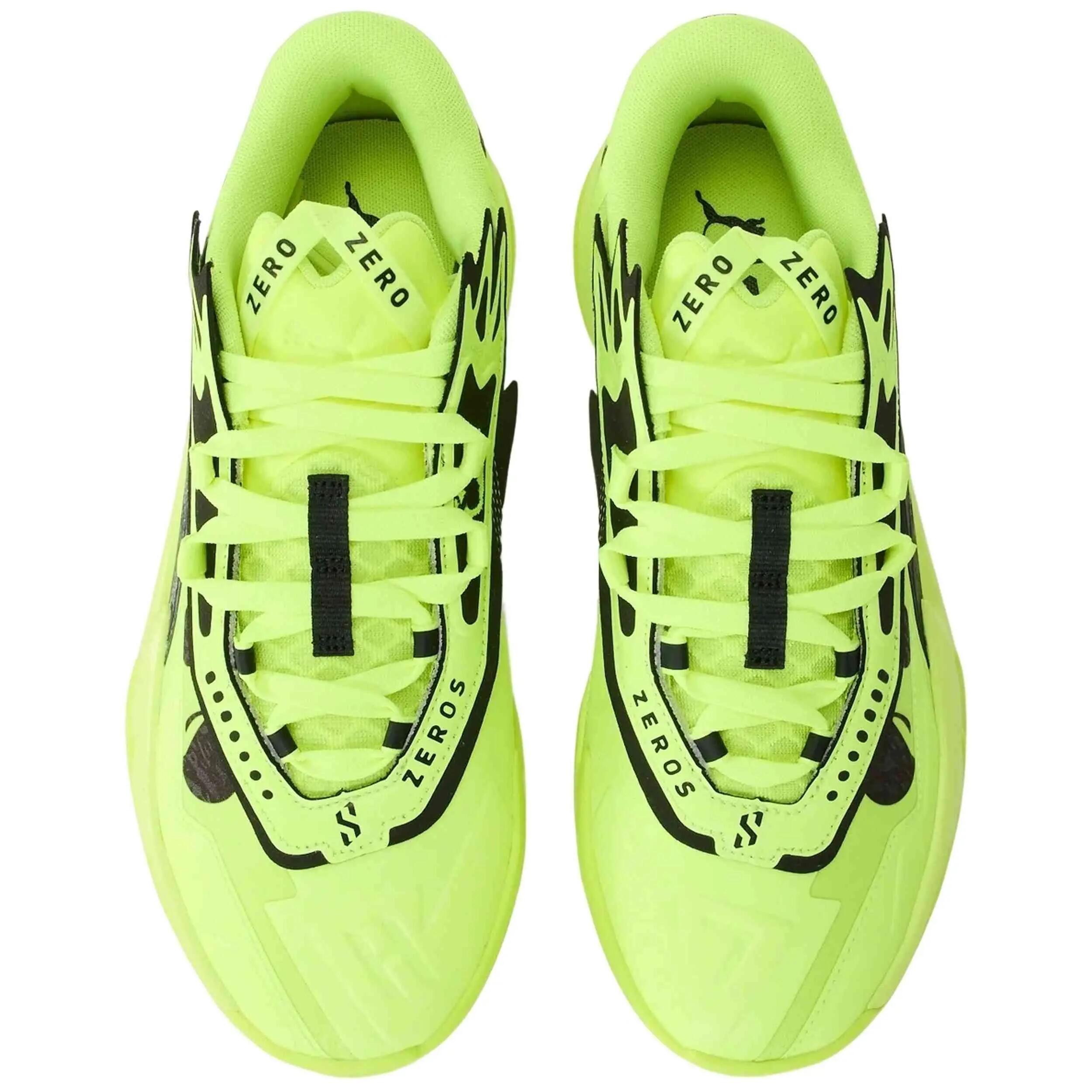 Basketbalschoenen Puma model Puma Scoot Zeros II "Yellow Alert/Black voor mannen 4/5
