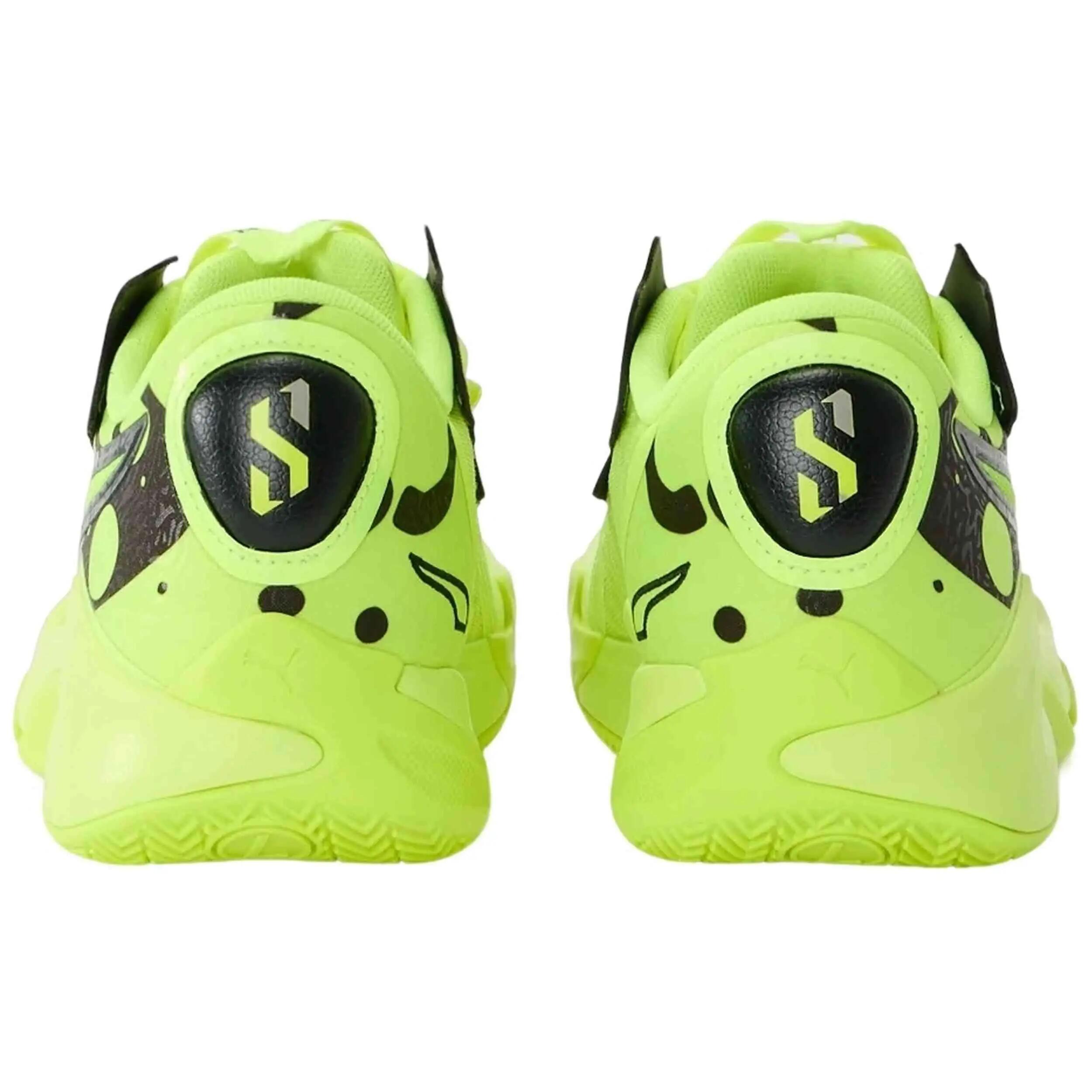 Basketbalschoenen Puma model Puma Scoot Zeros II "Yellow Alert/Black voor mannen 3/5