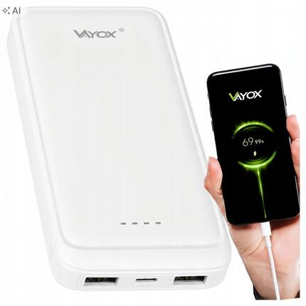 Vayox VA0340 powerbank 10000mAh 2xUSB USB-C