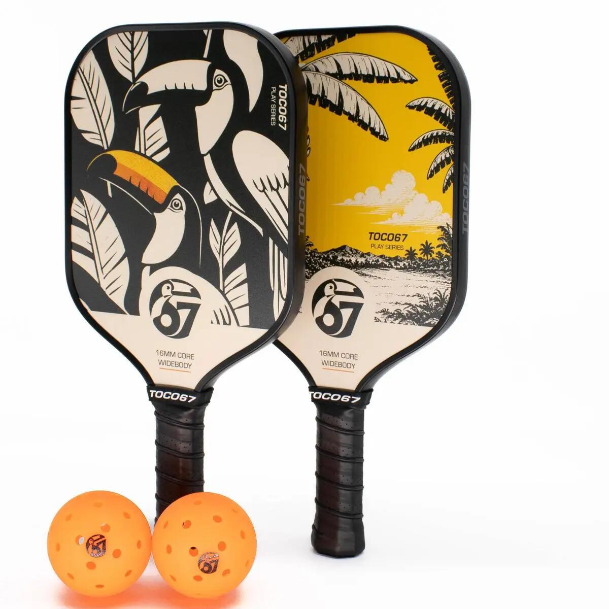 Set di pickleball - 2 racchette Widebody e 2 palline - Play Duo 2/5